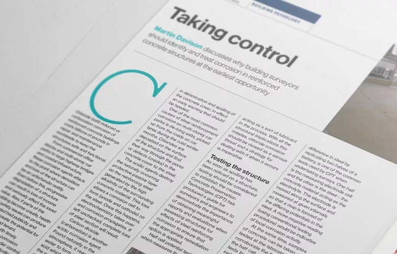 CPT feature in the RICS Building Surveying Journal CP Tech