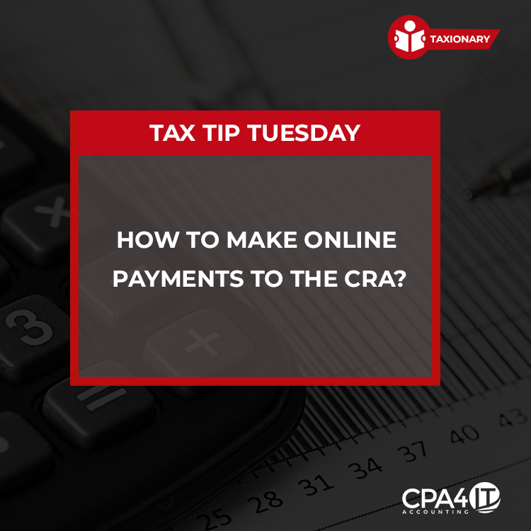 How to make online payments to the CRA?