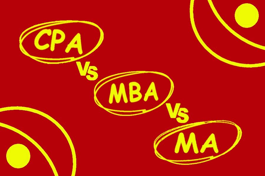 CPA vs MBA vs MA What's the difference? CpaCredits