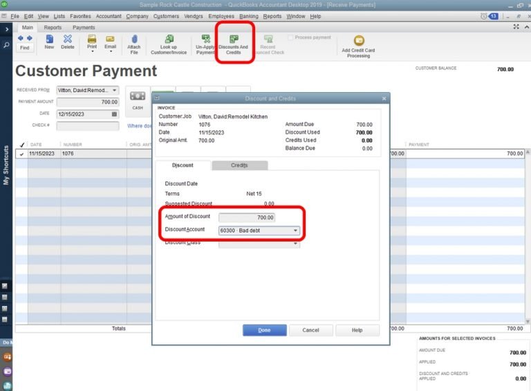 How to write off an invoice to bad debt in QuickBooks