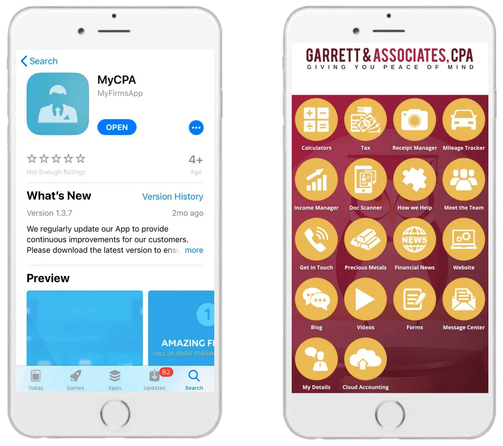 MyCPA App Garrett & Associates, CPA