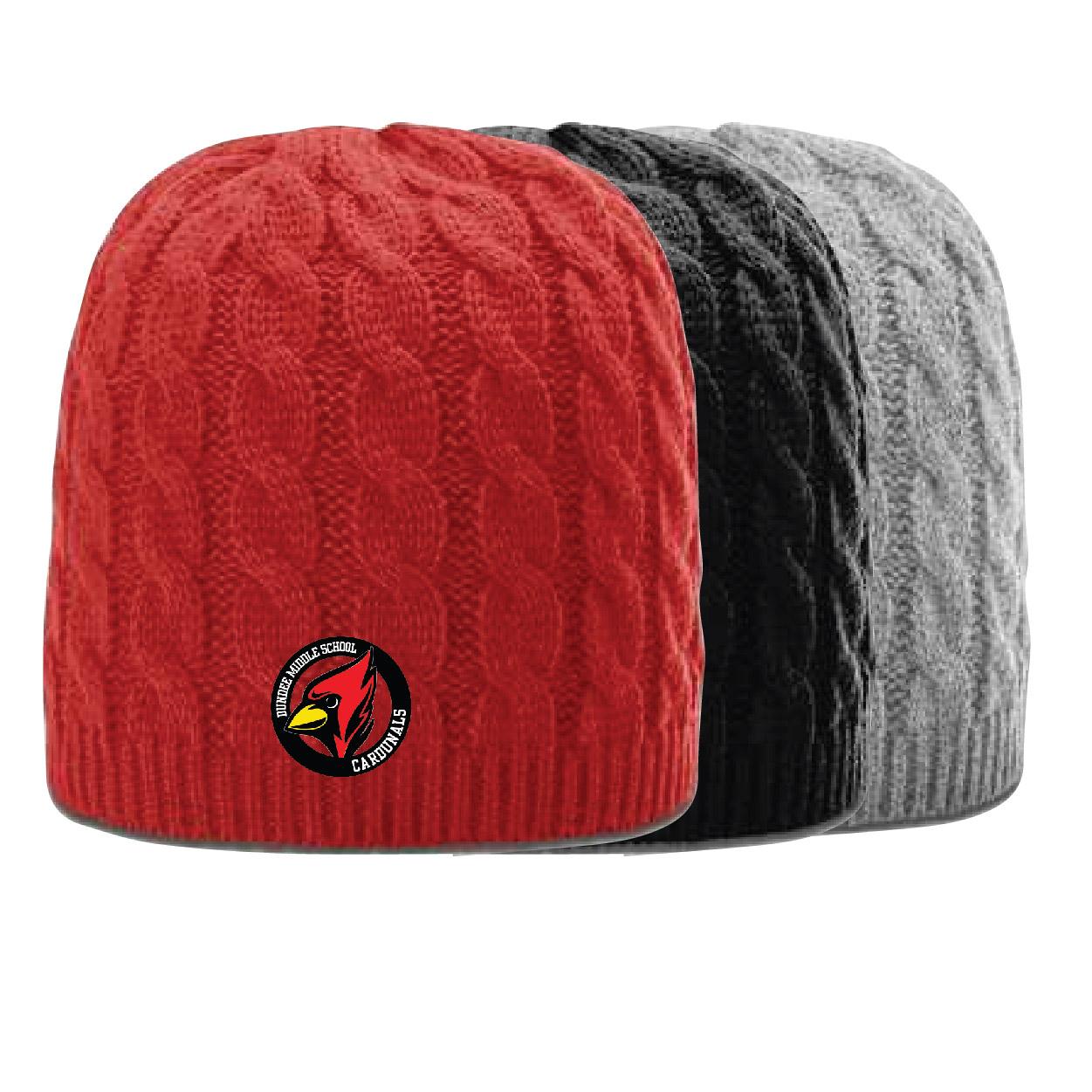 Item 138 Ladies’ Cable Knit Beanie CP Apparel