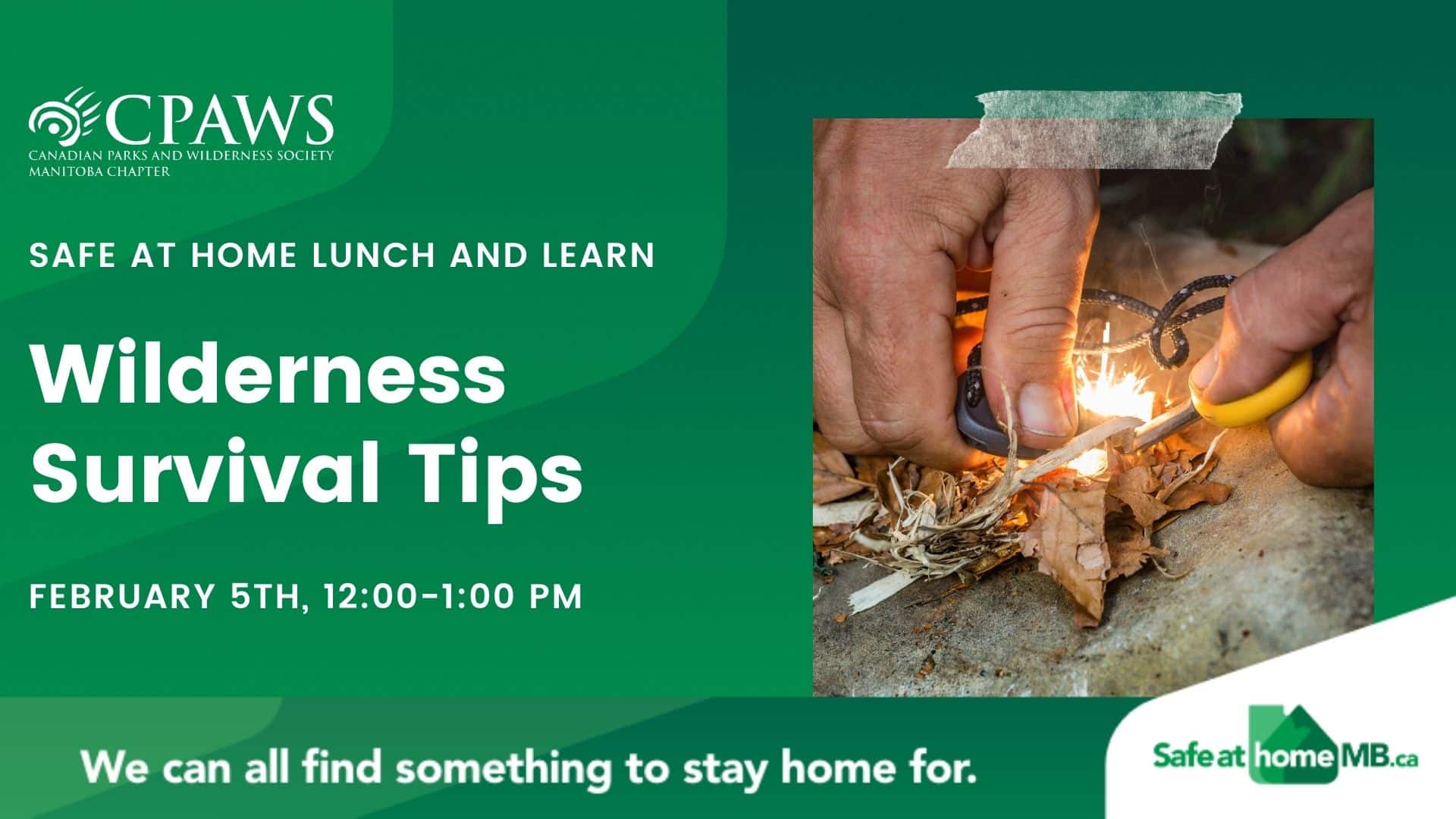 Wilderness Survival Tips How to Stay Safe Outdoors CPAWS Manitoba