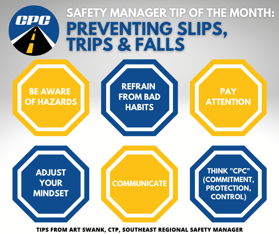 Preventing Slips, Trips and Falls CPC Logistics