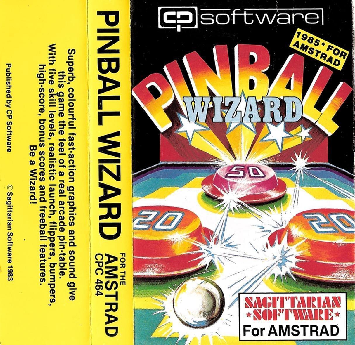 CPCRULEZ > AMSTRAD CPC > GAMESLIST > PINBALL WIZARD (c) CP SOFTWARE