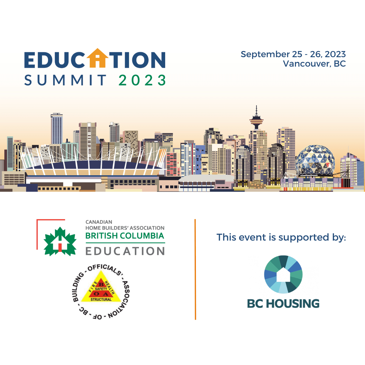 Register now for the EDUCATION SUMMIT this September in Vancouver, BC
