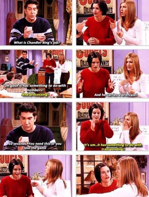 What is Chandler Bing's job...? CPD Consultancy