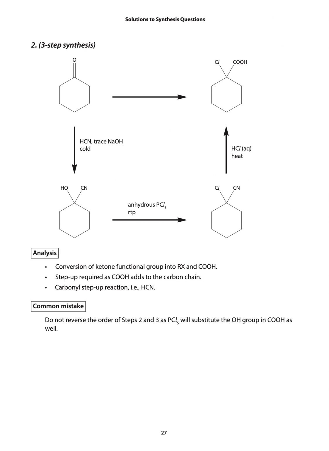 ALEVEL H2 Organic Chemistry Mastering Synthesis and Elucidation
