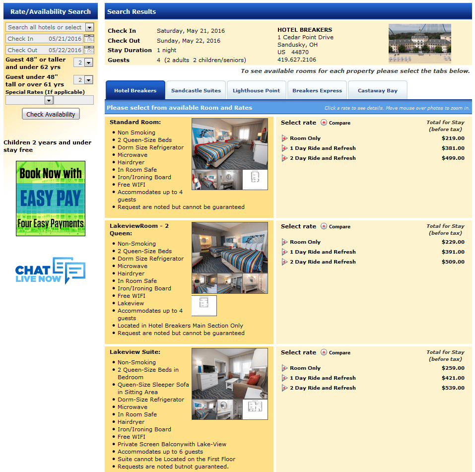 Cedar Point Exclusive Offer for Past Guests (MayJune 2016) CP Food Blog