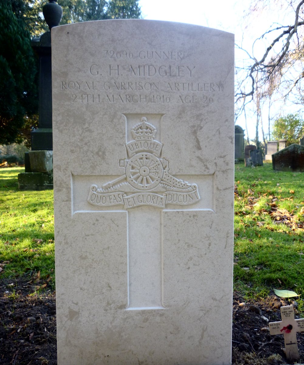 Gilbert Hardy MIDGLEY Soldier Record Craven's Part in The Great War