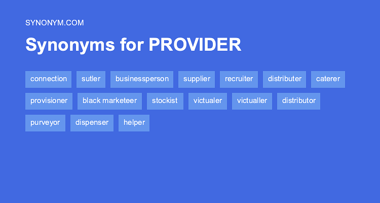 Antonyms for Provider Page 2