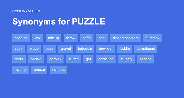 Another word for PUZZLE > Synonyms & Antonyms