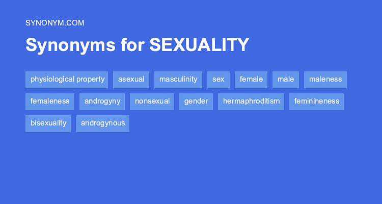 Another word for SEXUALITY > Synonyms & Antonyms