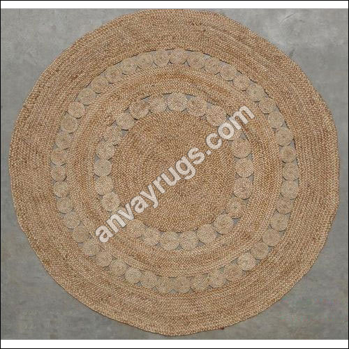 Braided Jute Rug Back Material AntiSlip Latex at Best Price in