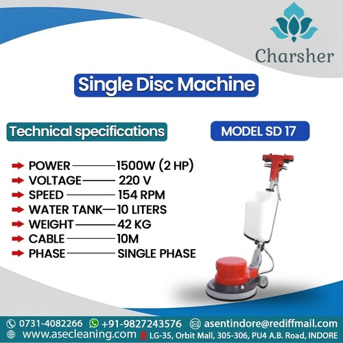 Single Disc Machine at 60000.00 INR in Indore, Madhya Pradesh A S