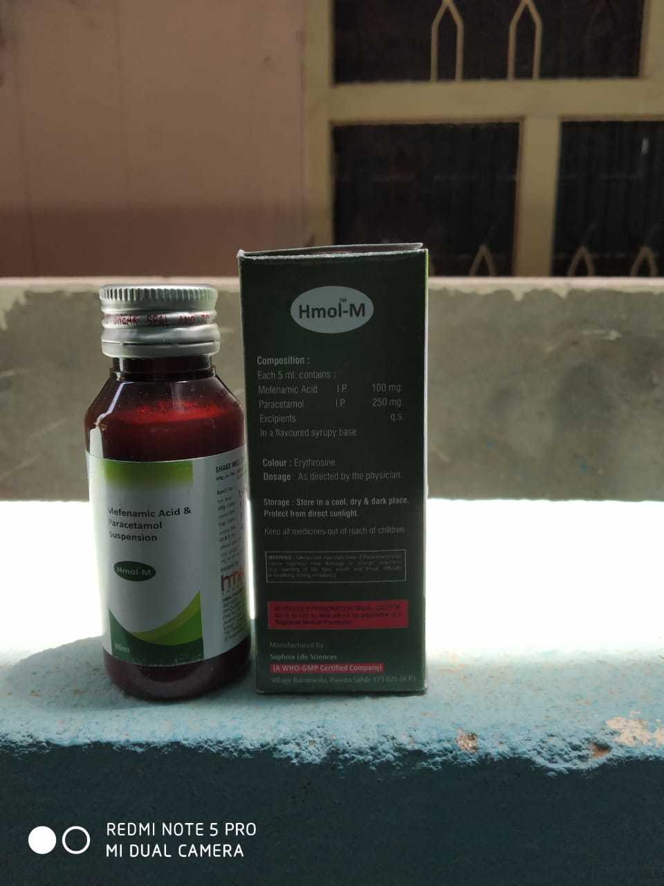 60ml Mefenamic Acid Paracetamol Suspension Syrups Manufacturer,Supplier,Wholesaler