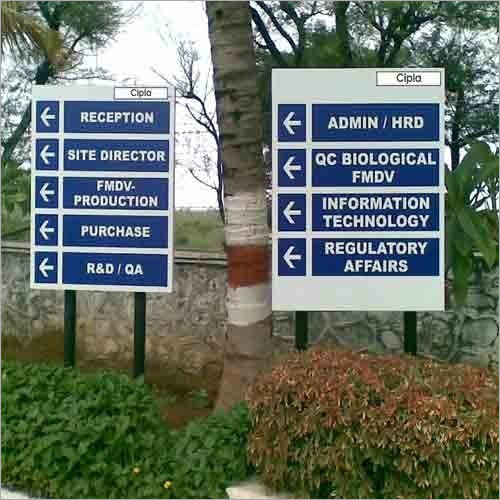 Direction Sign Board Size Customize at Best Price in Mumbai Supreme