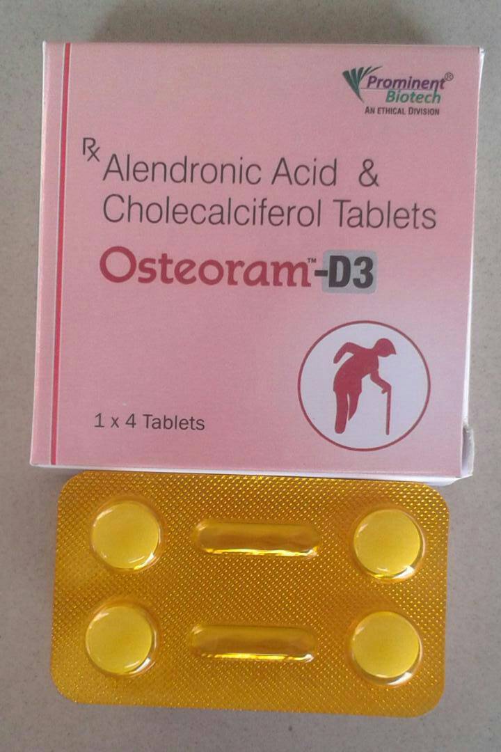 Alendronic Acid 70 mg & Cholecalciferol 70 mcg Tablet Alendronic Acid