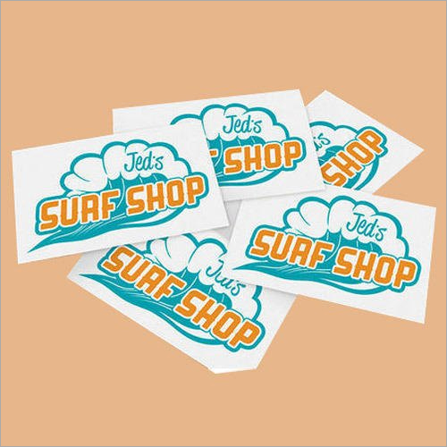 Available In Different Color Pvc Logo Sticker at Best Price in