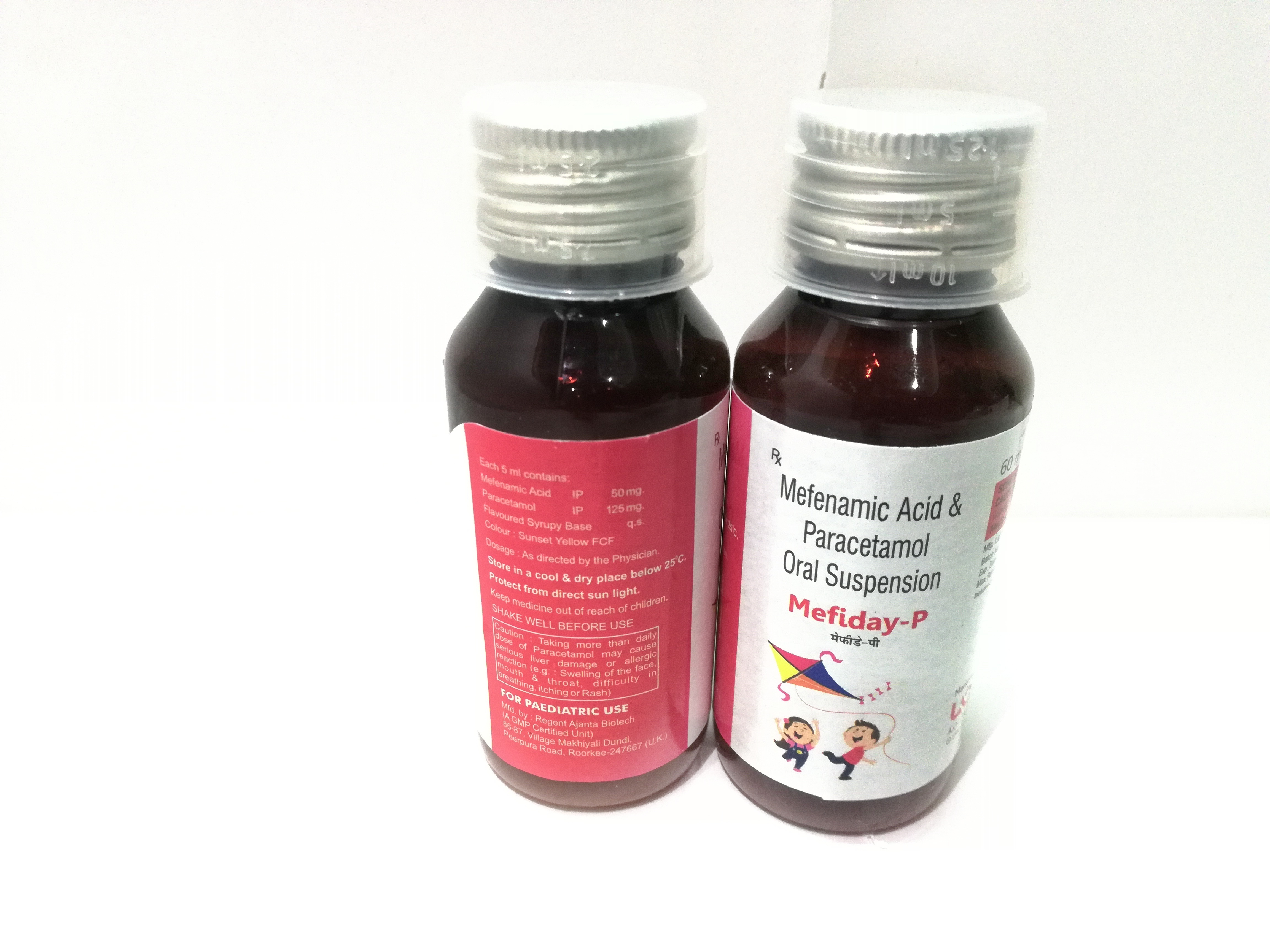 Pharma Franchise for Mefenamic Acid 50mg & Paracetamol 125mg Suspension
