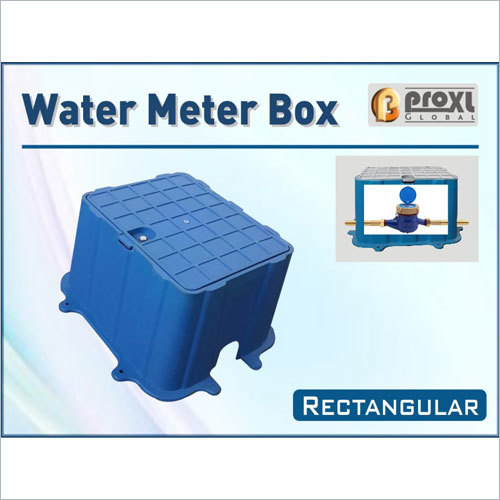 Blue Rectangular Water Meter Box at Best Price in Ghaziabad Sg Power