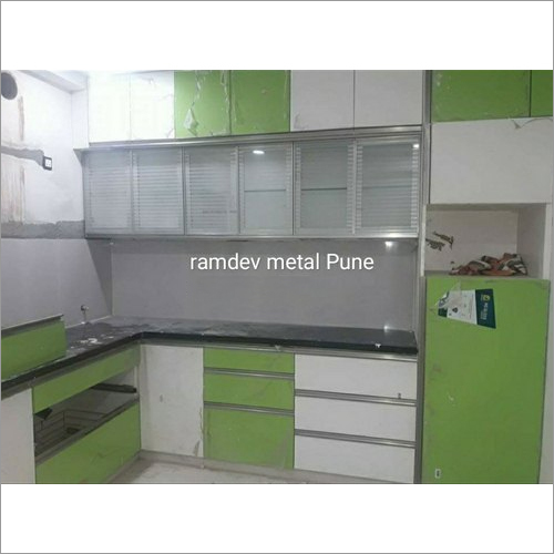 L Shape Modular Kitchen Door Type Sliding Door at Best Price in Pune
