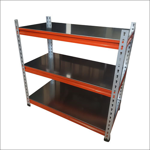 Grey 3 Tier Slotted Angle Rack at Best Price in Ahmedabad Aliya