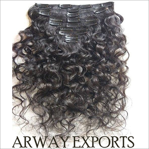 Black 100 ClipIn Natural Remy Bulk Hair Extensions at Best Price in