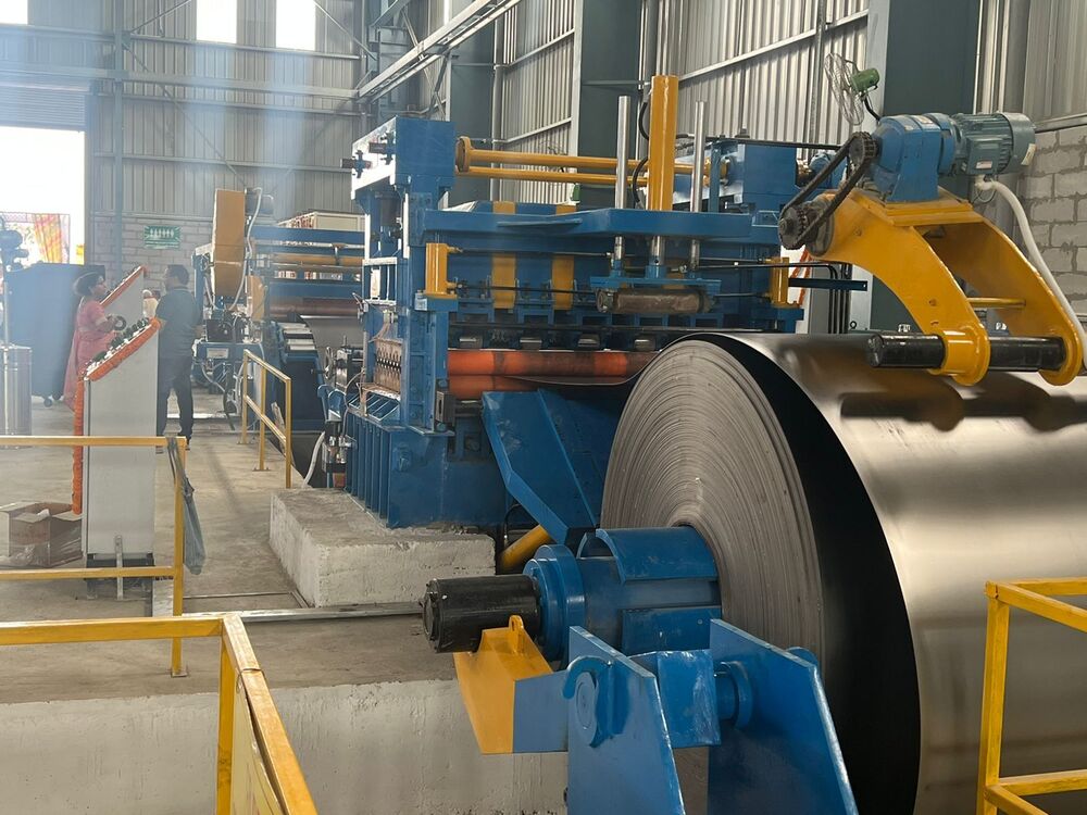 Blue Cut To Length Line at Best Price in Ghaziabad Hertz Controls