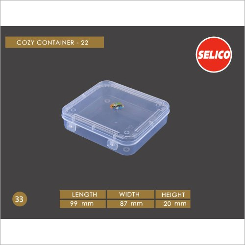 Transparent Square Plastic Container Box at Best Price in Mumbai
