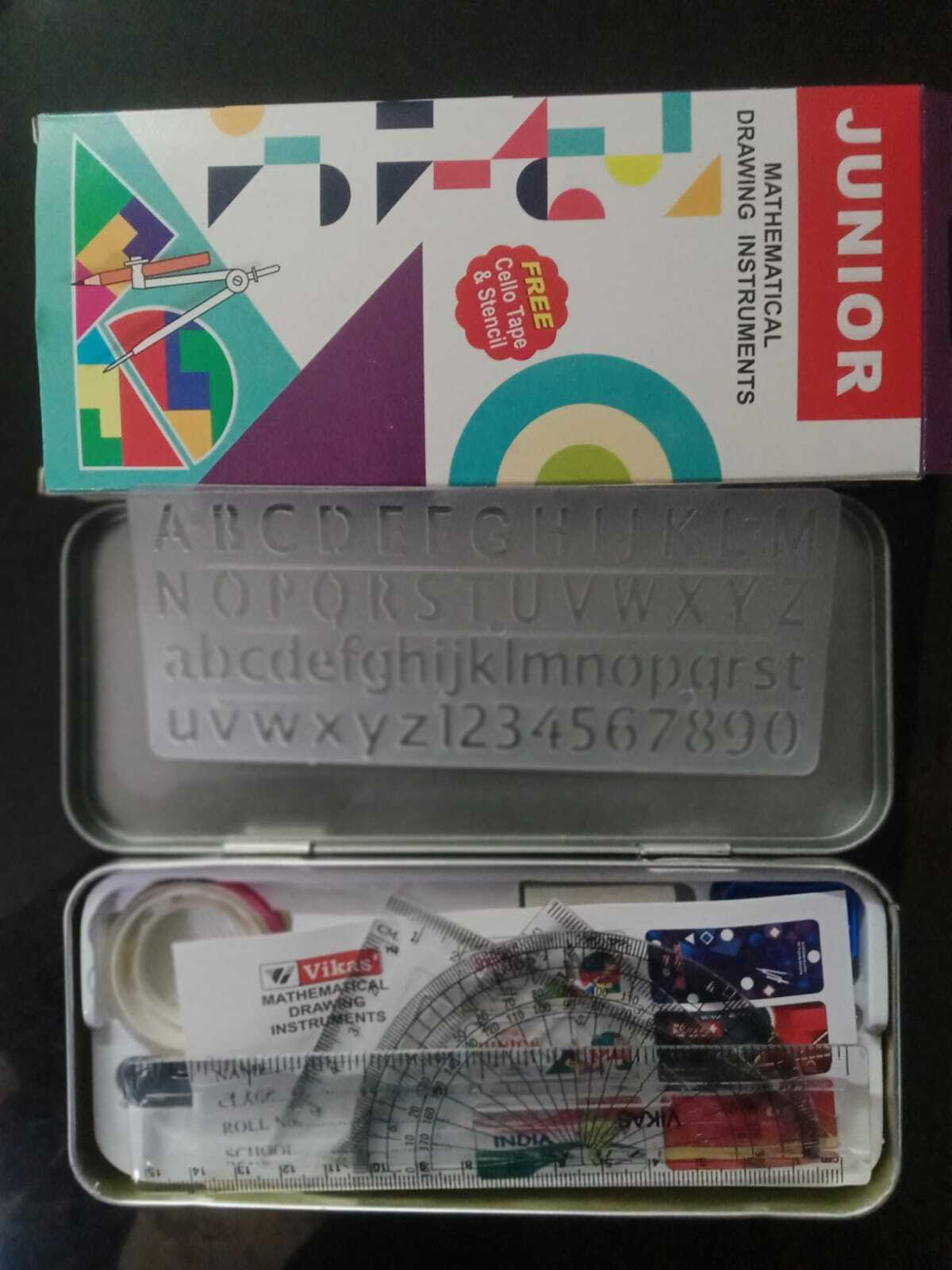 Mathematical Drawing Instruments Box at Lowest Price in Delhi