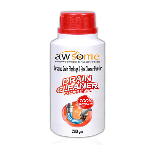 Drain Blockage Cleaner Powder Application Commercial & Household at