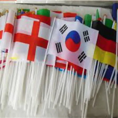 Polyester Custom Hand Flags at Best Price in Mumbai The Flag Company