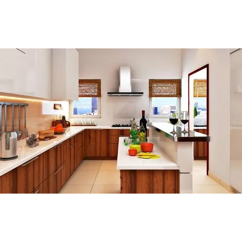 Island Modular Kitchen Interior Designing Service at Best Price in