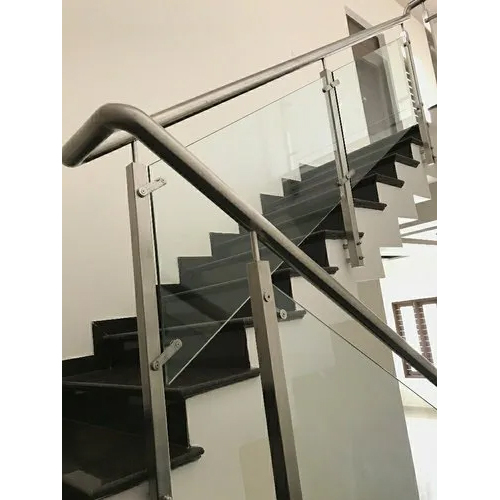 White Steel Staircase Railing at Best Price in Ahmedabad Jay Meldi