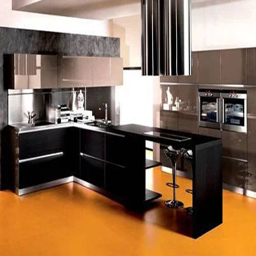 Black Italian Modular Kitchen at Best Price in Gurugram Siddhi