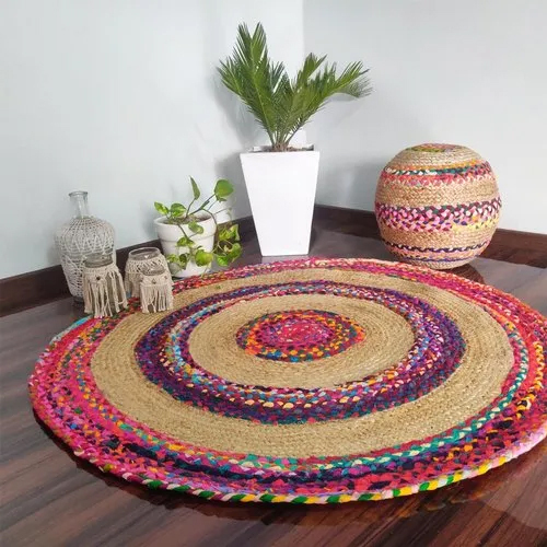 Multicolor Traditional Braided Rug at Best Price in Panipat Jai Shri