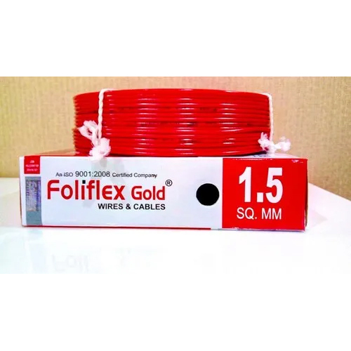 Red Single Core Cable at Best Price in Delhi Foliflex Cables India