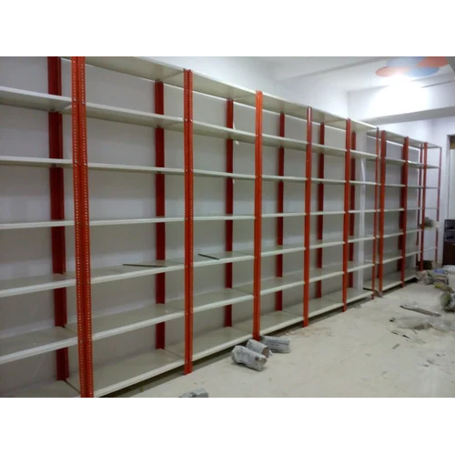 Powder Coated Slotted Angle Racks Height 6 Foot (ft) at Best Price in