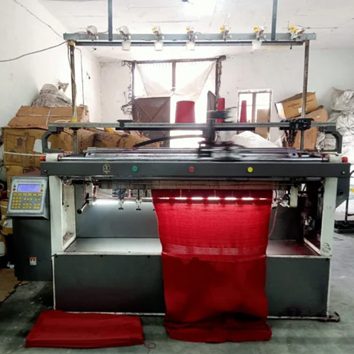 Sliver Semi Computerized Transfer Flat Knitting Machine at Best Price