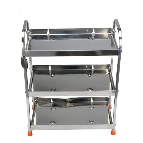 Silver Stainless Steel Storage Rack at Best Price in Delhi Refkit