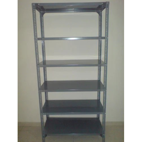 Silver Slotted Angle Steel Rack at Best Price in Pune Nikhil