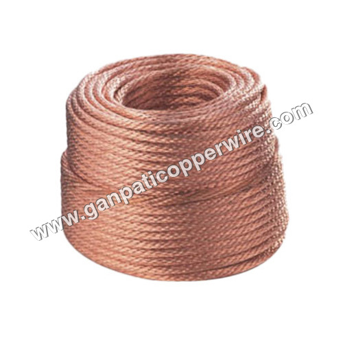 Brown Copper Wire Rope at Best Price in Jaipur Ganpati Engineering