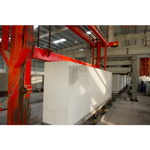 Fully Automatic Aac Block Machine Color Silver at Best Price in