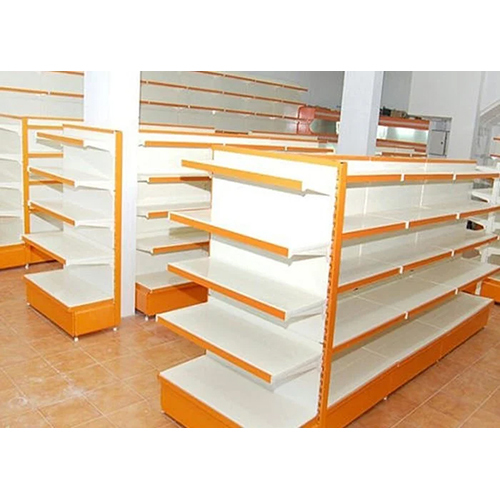 Colour Coated Market Slotted Angle Racks at Best Price in Faridabad
