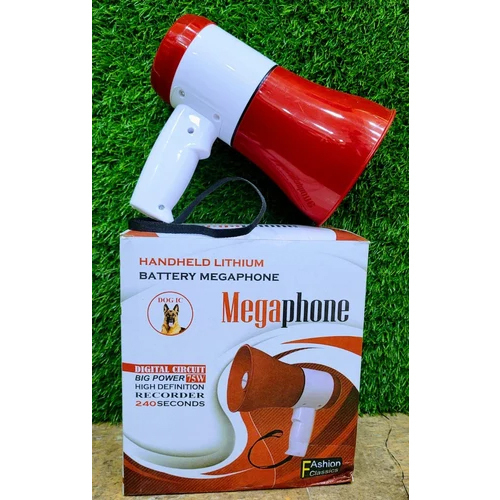 Red & White Handheld Lithium Battery Megaphone at Best Price in Mumbai