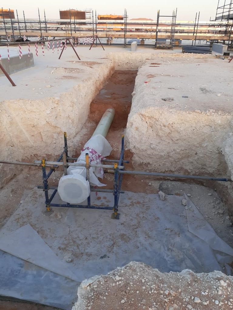 Raba Water Flood Developmentoman Composite Pipes Industry