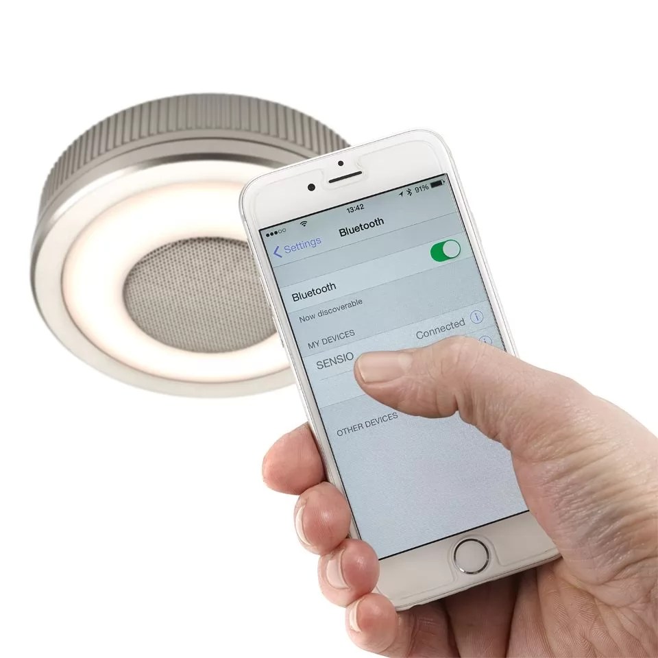 Sensiosound LED Bluetooth Speaker Light CP Kitchen Components