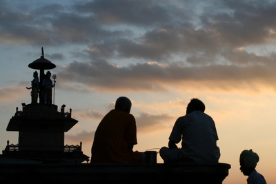 Sunset in Swarag Ashram