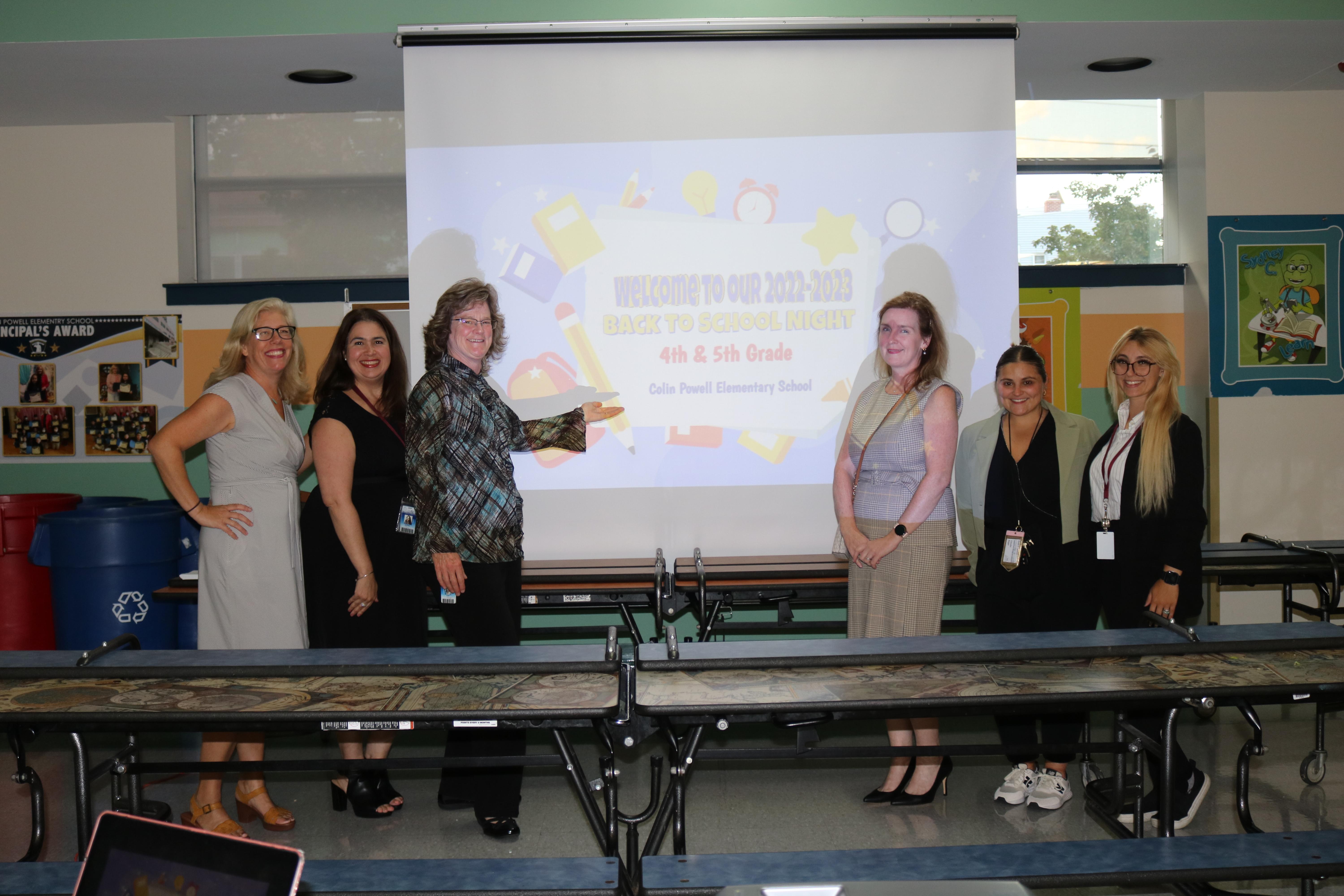 The Success of Back To School Night Colin Powell Elementary School